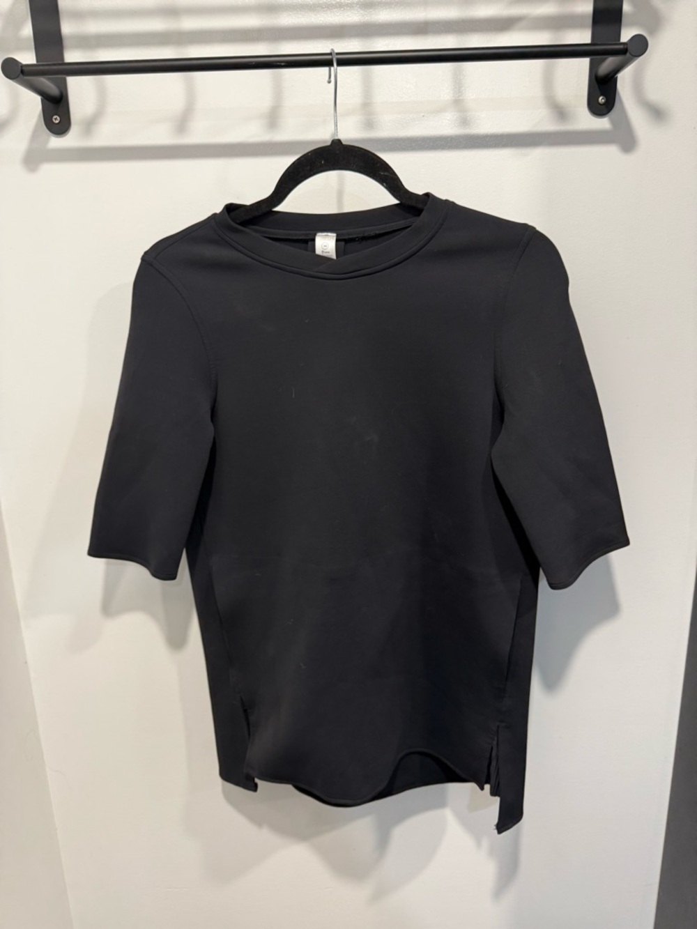 Lululemon Ivivva Black Short-Sleeve Crew Top